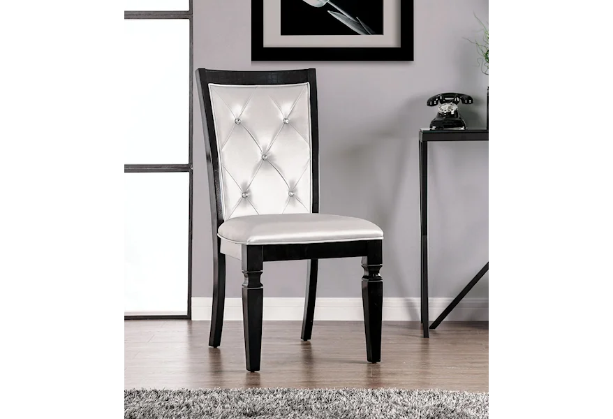 Alena Two-Piece Dining Chair Set by Furniture of America at Dream Home Interiors