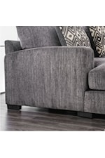 Furniture of America Kaylee Contemporary Sofa Chaise