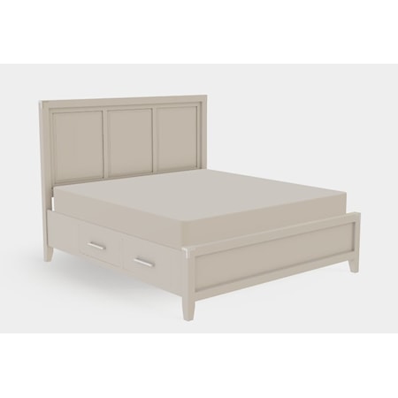 King Raised Panel Bed BD