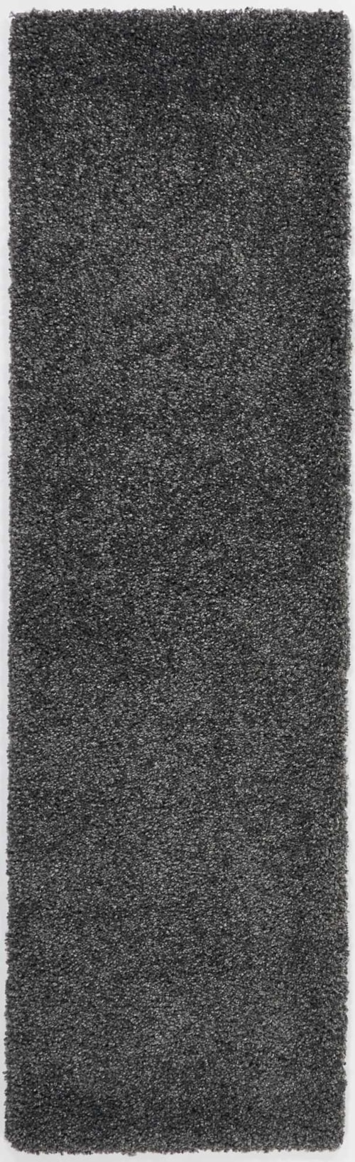 2'2" x 7'6" Dark Grey Runner Rug