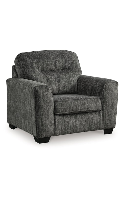 Contemporary Chair and a Half with Tapered Feet