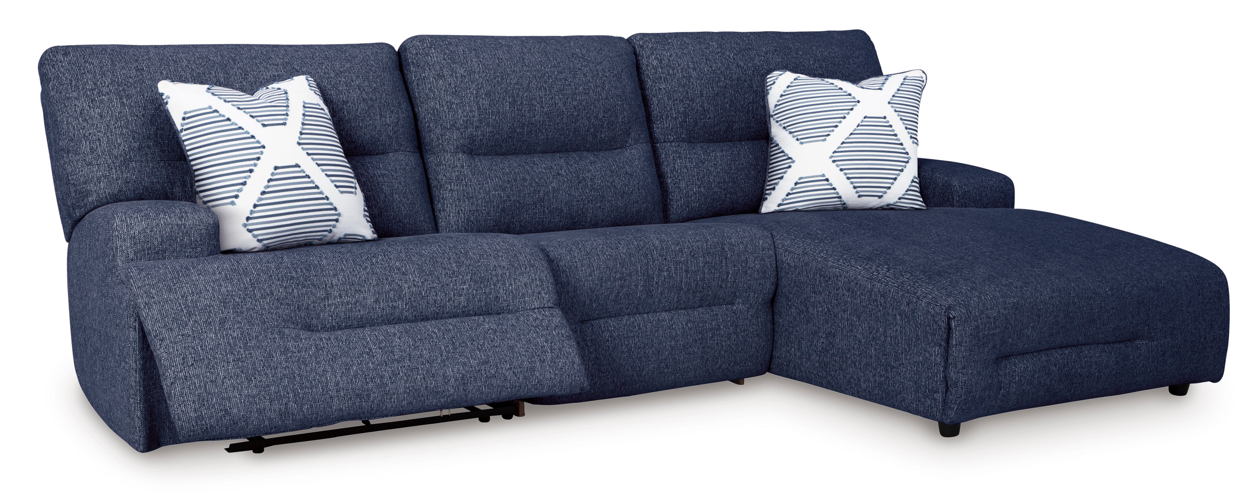 3-Piece Power Reclining Sectional w/ Chaise