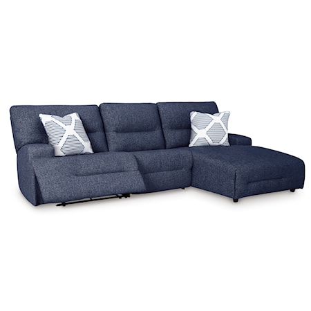 3-Piece Power Reclining Sectional w/ Chaise