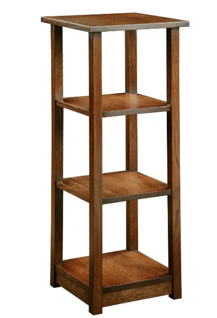 Mid-Century Modern 4-Shelf Magazine Rack