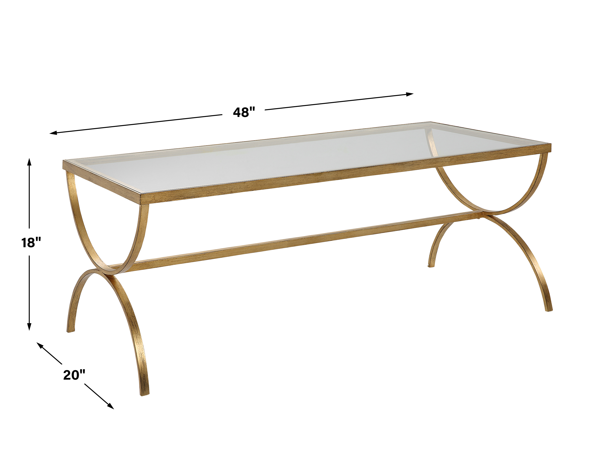 Uttermost Crescent Crescent Coffee Table