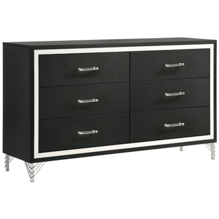 LISDALE BLACK DRESSER |