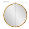 Uttermost Dandridge Dandridge Gold Round Mirror