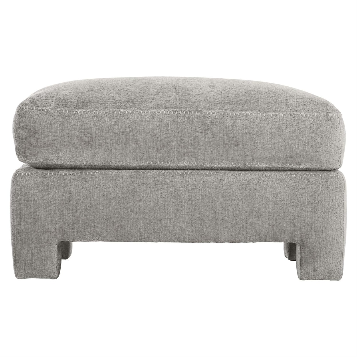 Bernhardt Plush Mily Fabric Bumper Ottoman