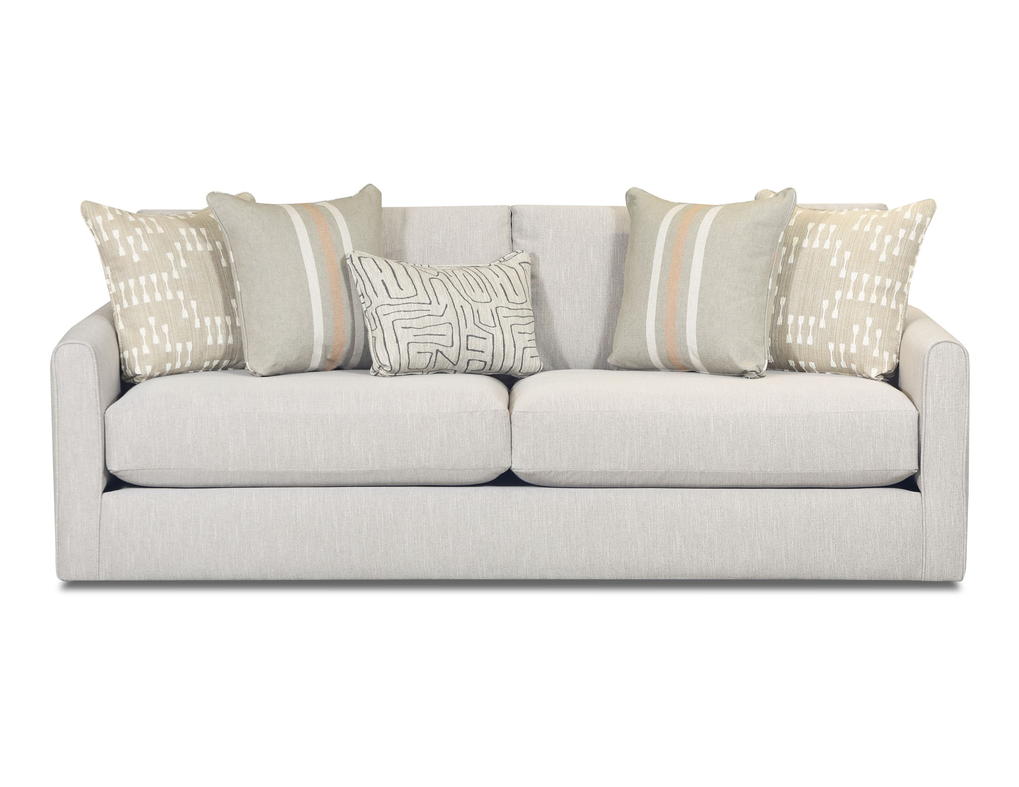 Fusion Furniture 7000 CHARLOTTE PARCHMENT 700100KP CHARLOTTE PARCHMENT Contemporary Sofa