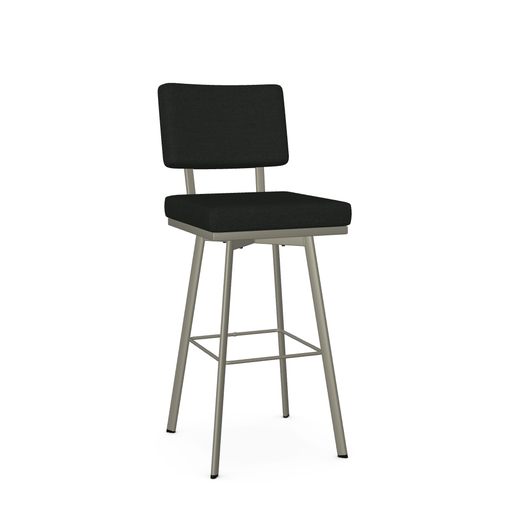 Upholstered Bar Height Swivel Stool