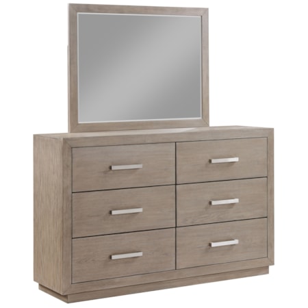 6-drawer Dresser and Mirror