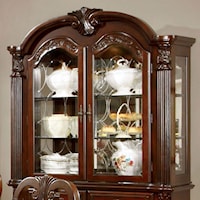 Traditional Dining Hutch with 3 Shelves