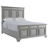Traditional Queen Headboard and Footboard Bed