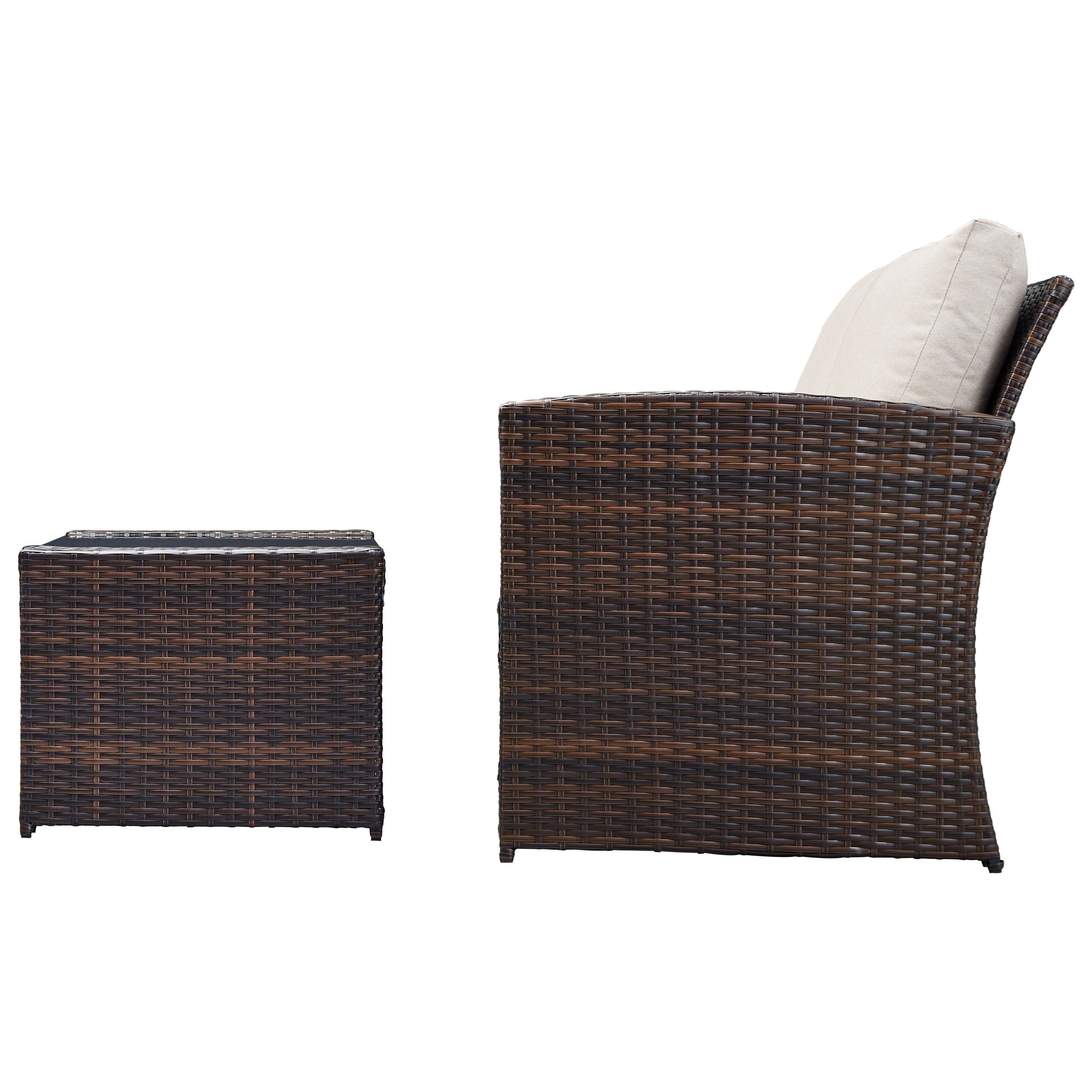 Signature Design by Ashley East Brook Loveseat w/ Table