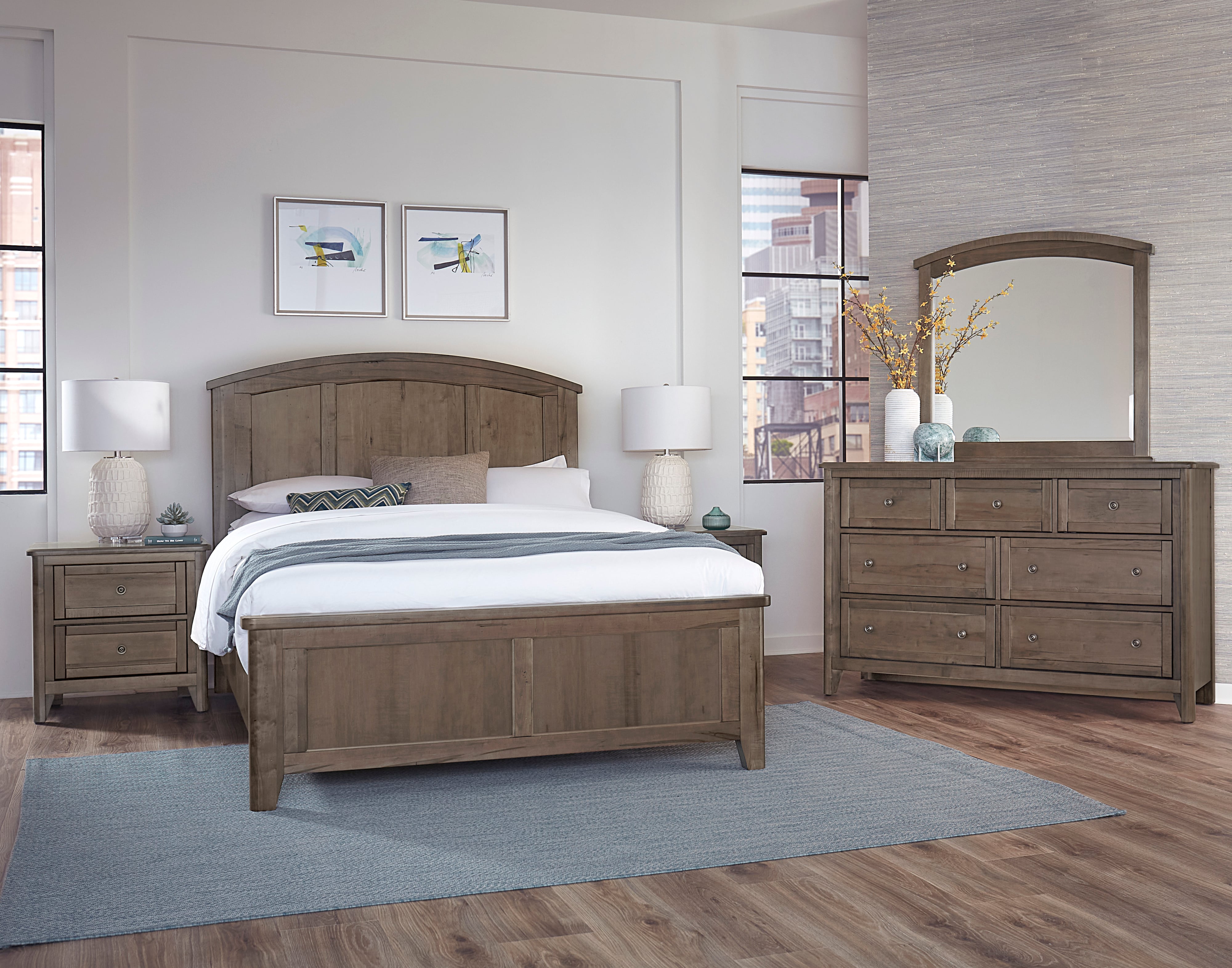 Vaughan Bassett Woodbridge Arched Mirror