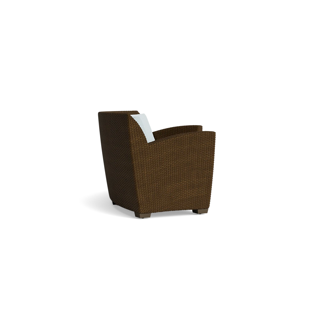 Slim-Back Wicker Conversation Sofa