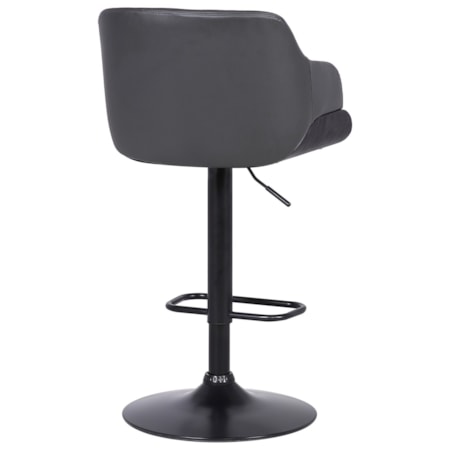 Upholstered Adjustable Bar Stool