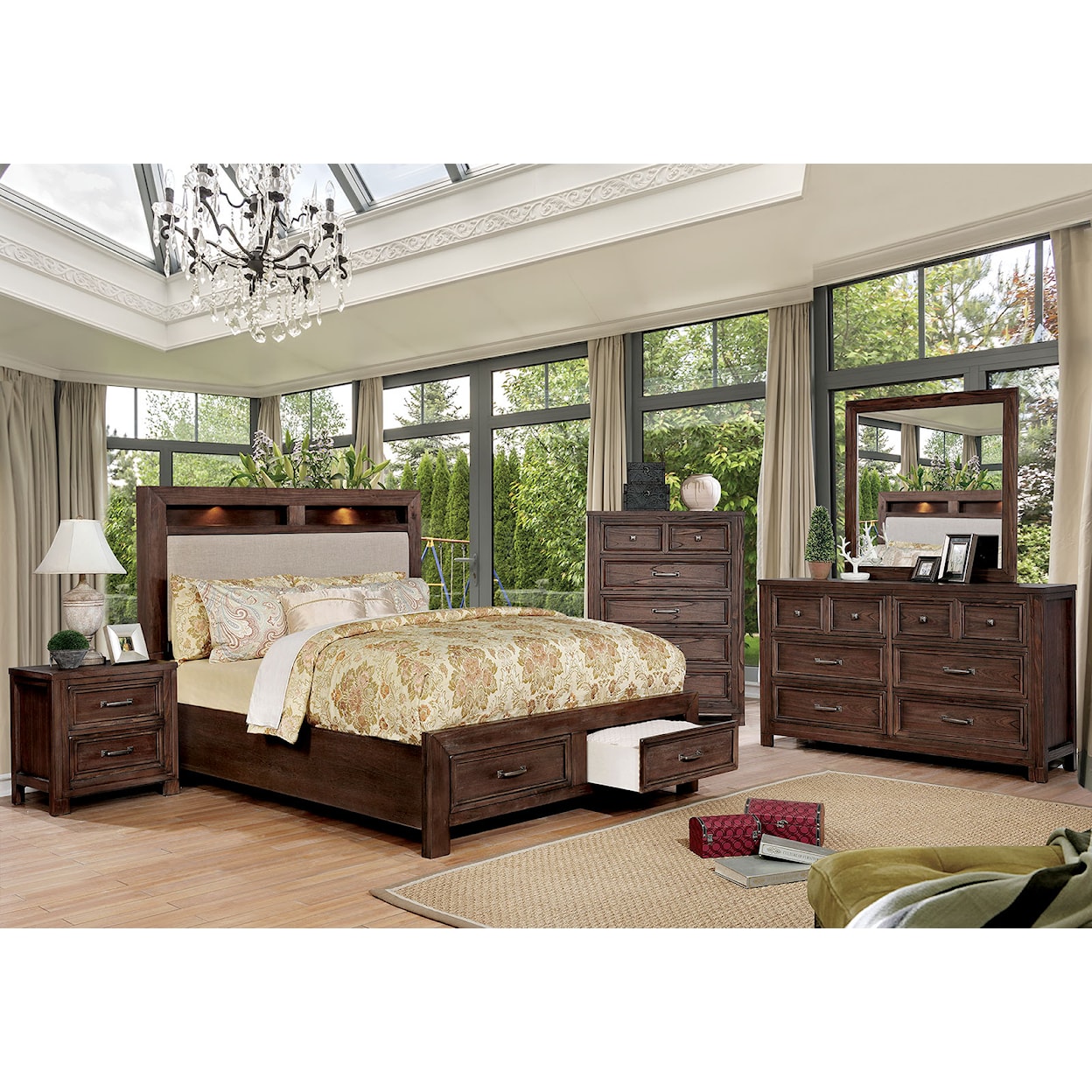 Furniture of America Tywyn Queen Bedroom Set