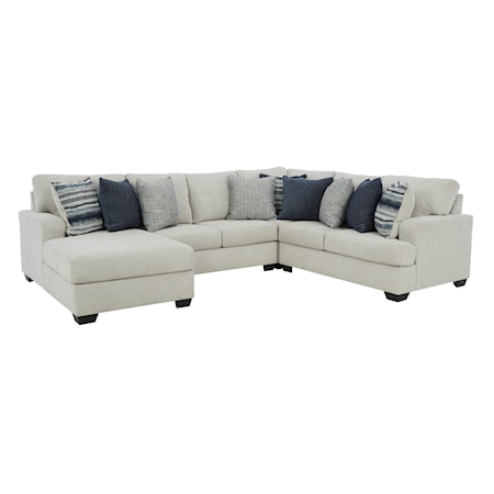 4-Piece Sectional with Chaise