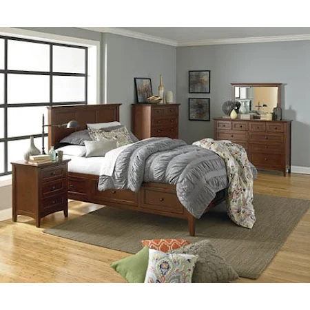 Transitional 5-Piece Queen Bedroom Set