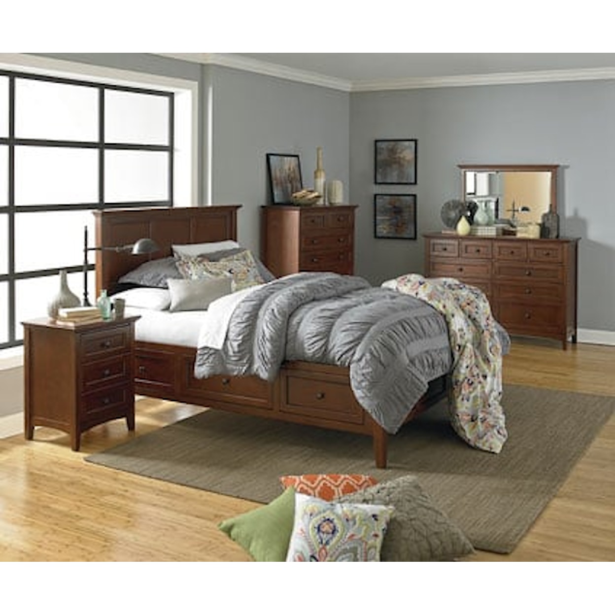 Whittier Wood McKenzie. 5-Piece Queen Bedroom Set