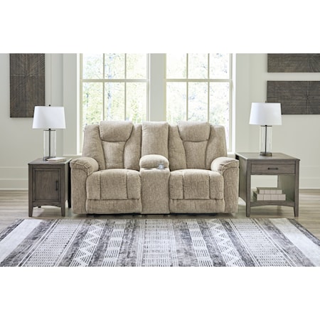 Power Reclining Loveseat With Console