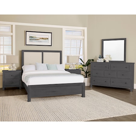 King Upholstered Bed