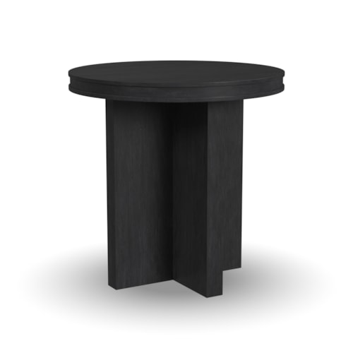 Contemporary Round End Table