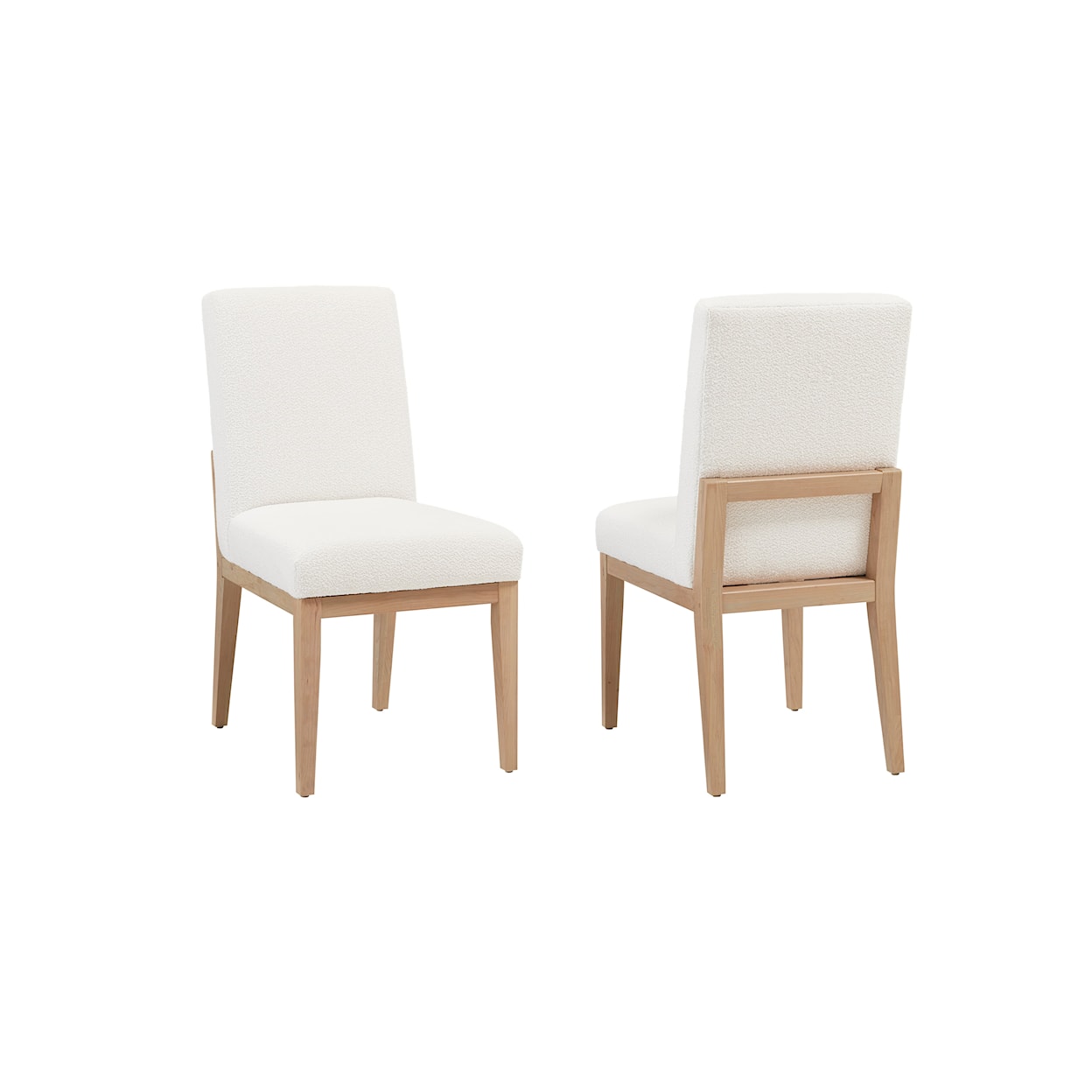 Vaughan Bassett Crafted Cherry - Bleached Upholstered Side Dining Chair