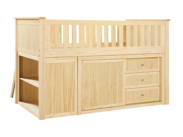 Homelegance Bartly Twin Low Loft Bunk