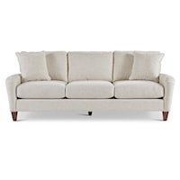 Customizable Extra Long Sofa with English Arms