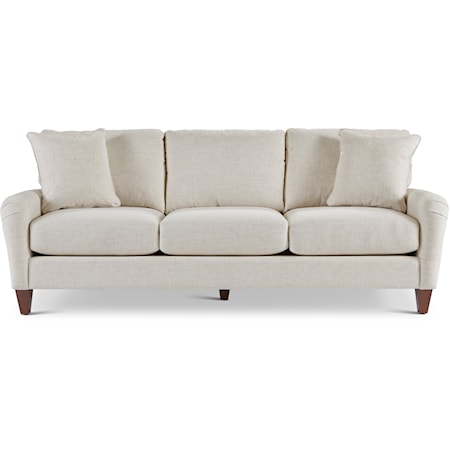 Customizable Extra Long Sofa with English Arms