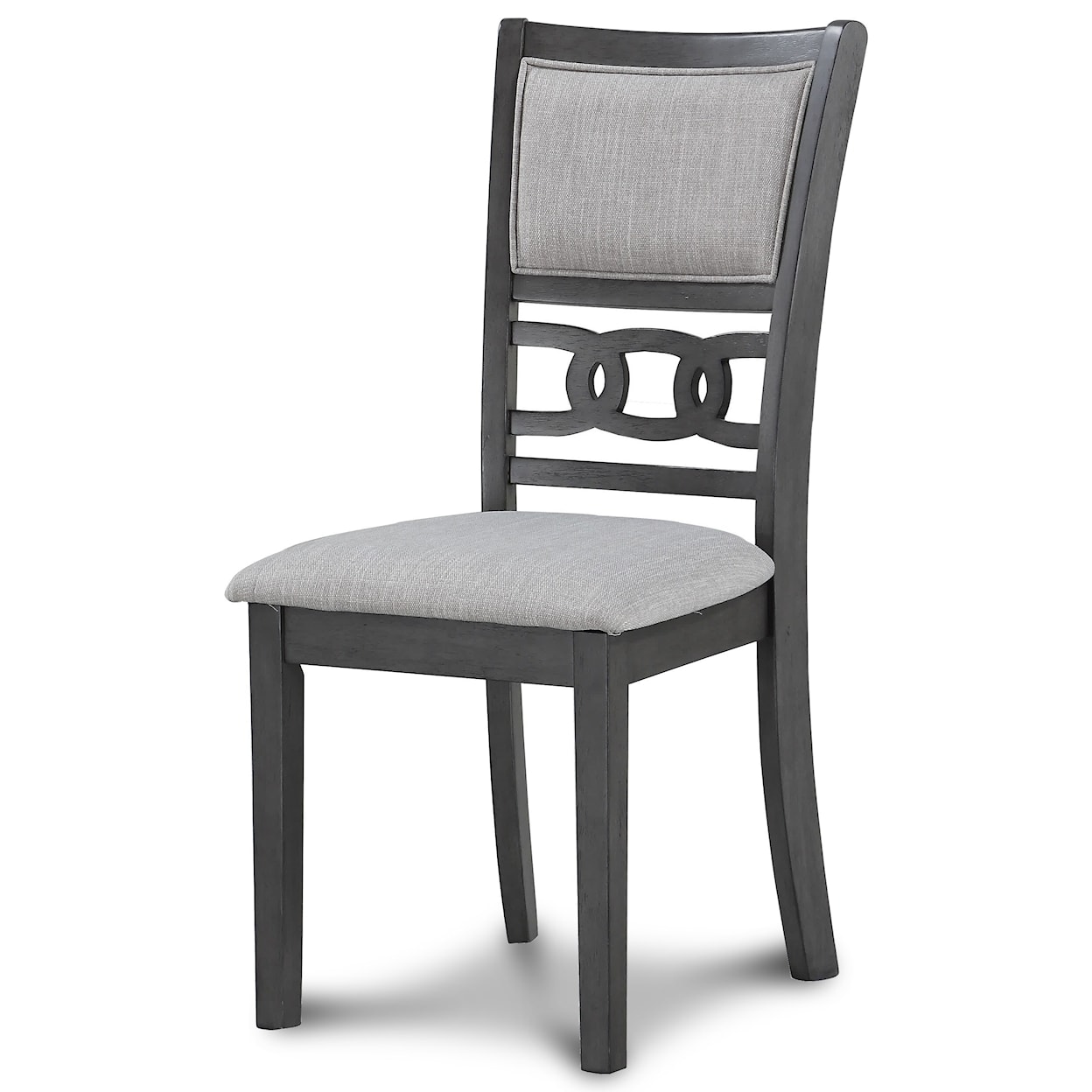New Classic Furniture Gia Dining Table and Chair Set with 4 Chairs