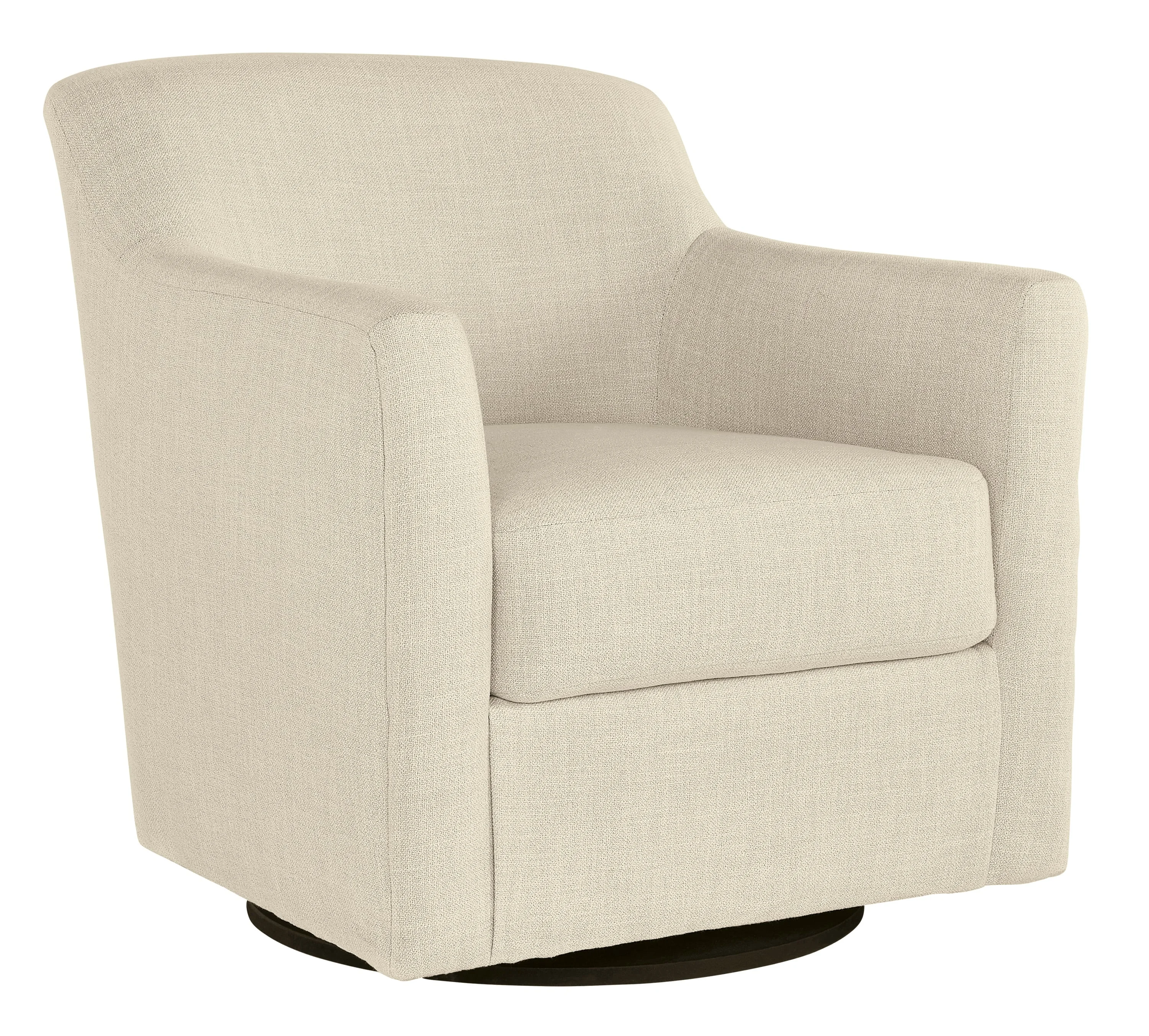 Ashley Signature Design Bradney A3000325 Swivel Accent Chair in Linen ...