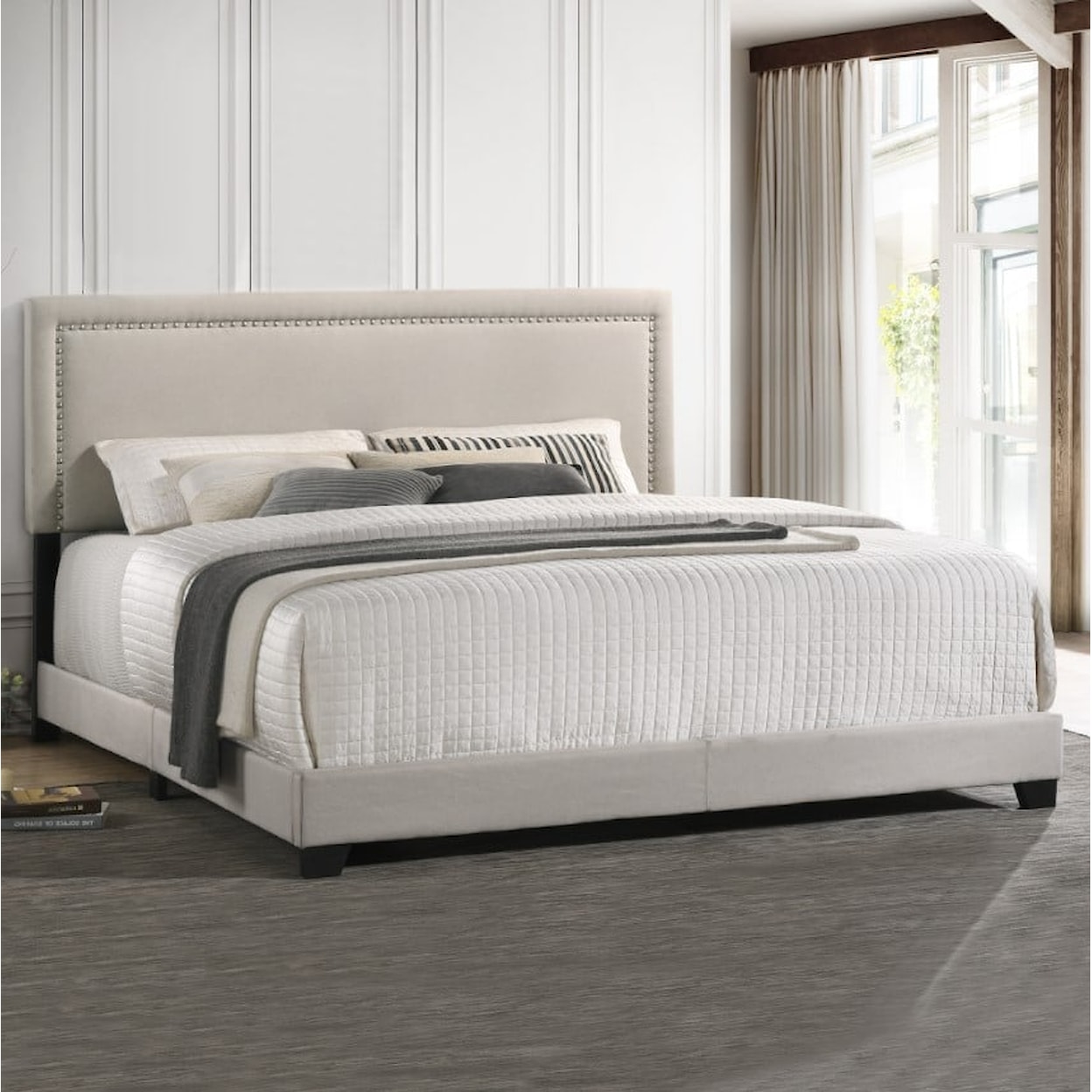 Intercon Upholstered Beds Zion King Upholstered Bed