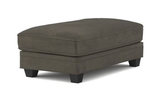 Transitional Rectangular Cocktail Ottoman