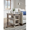 Aspenhome Foundry Chairside Table with Storage Top
