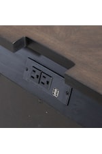 Charging station with two A/C outlets and two 
USB outlets