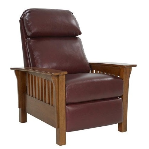 Mission Push Back Recliner with Footrest Extension