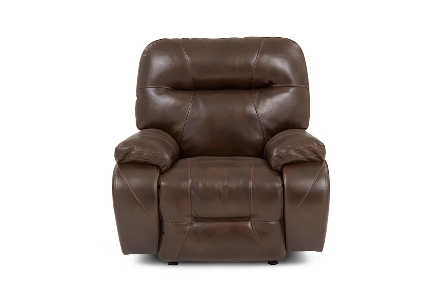Arial Power Tilt Headrest Swivel Glider Recliner by Best Home Furnishings at Simply Home by Lindy's