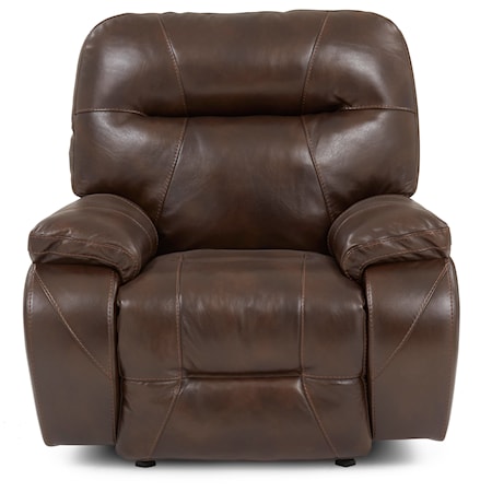 Casual Power Space Saver Recliner with USB Charging Port