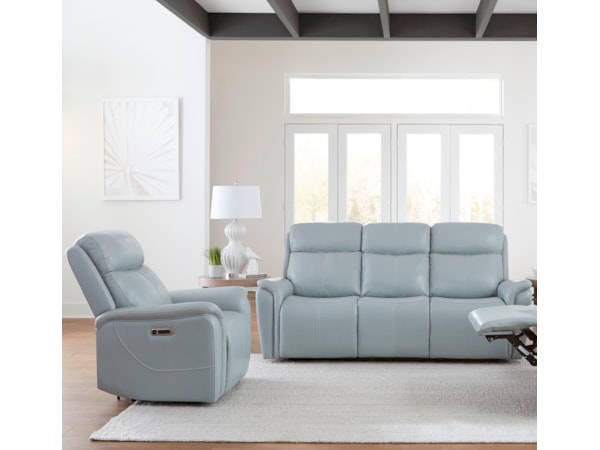 Power Reclining Sofa and Recliner Set