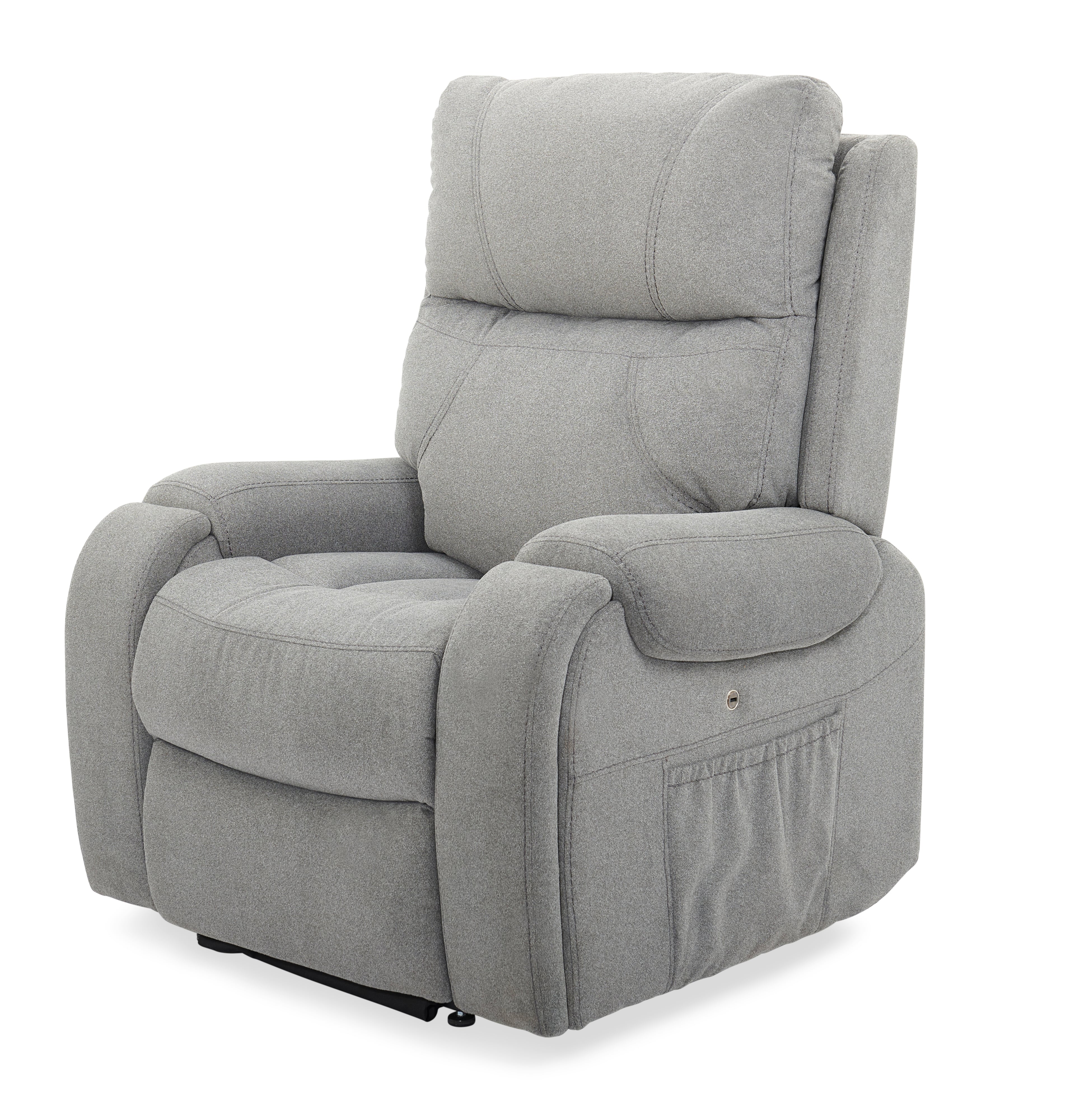 UltraComfort UltraCozy Power Recliner w/ Headrest & Lumbar