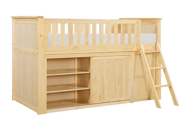Homelegance Bartly Twin Low Loft Bunk