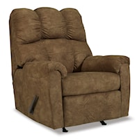 Faux Leather Rocker Recliner