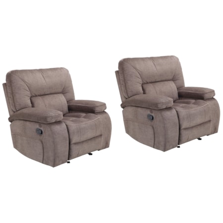 Manual Recliner (Set of 2)