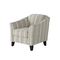 Accent Chair with Sloped Arms