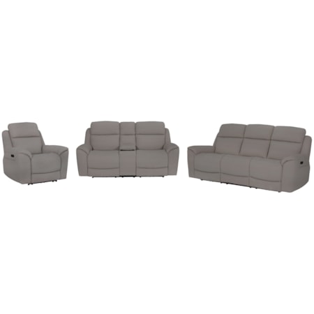 3-Piece Power Reclining Living Room Set