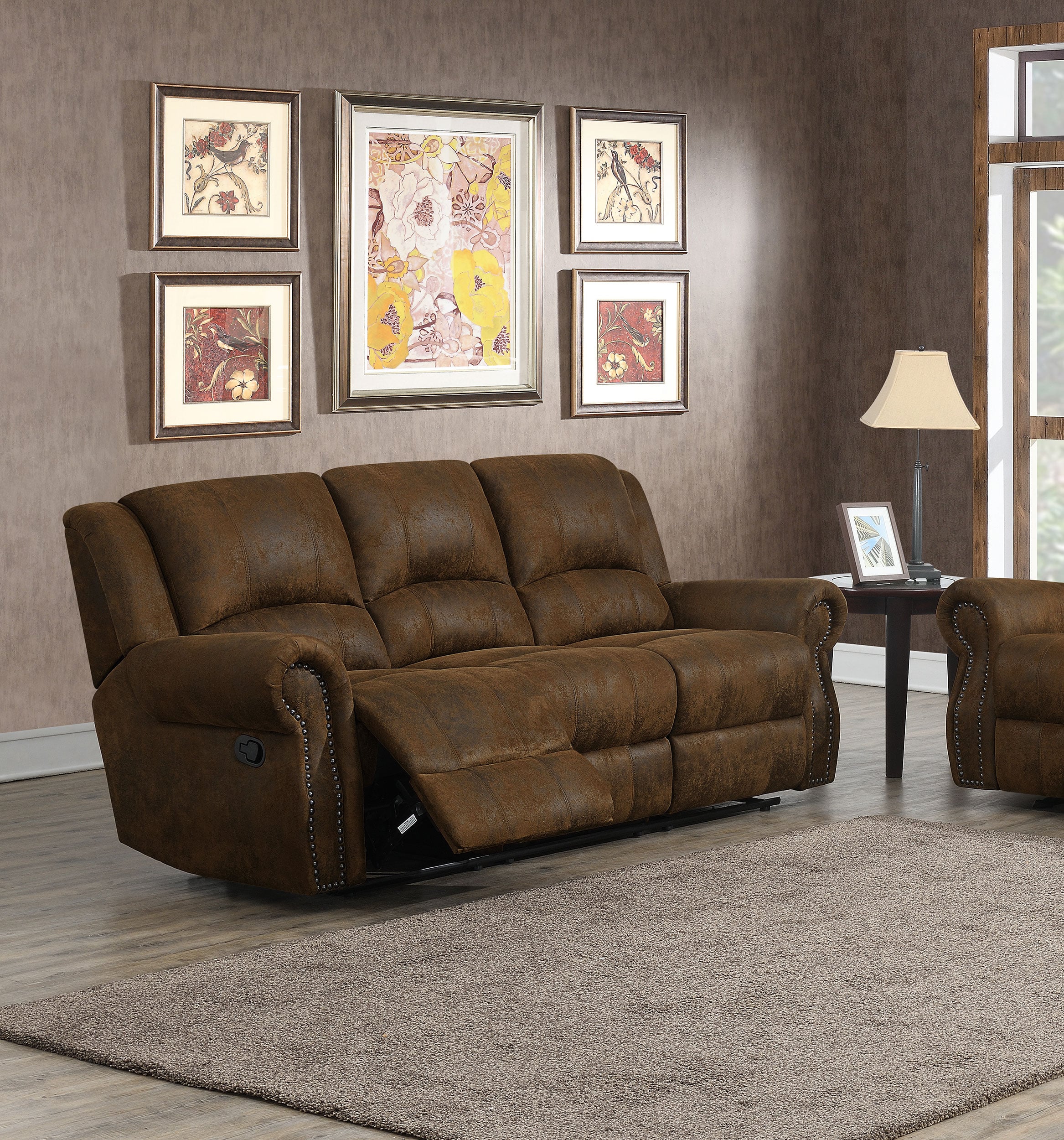 Coaster Sir Rawlinson Sir Rawlinson Reclining Sofa Buckskin