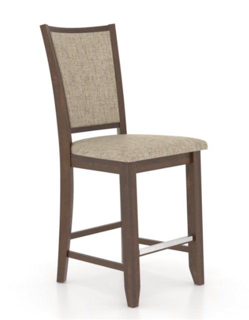 Traditional Customizable Upholstered Fixed Stool